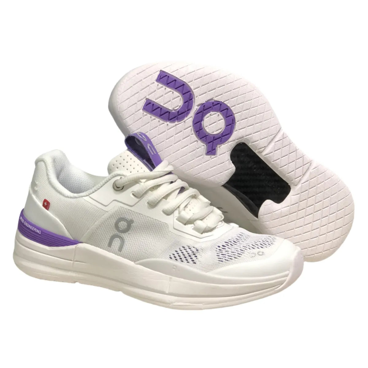 THE ROGER Pro Tennis Sneaker Men's White|Purple