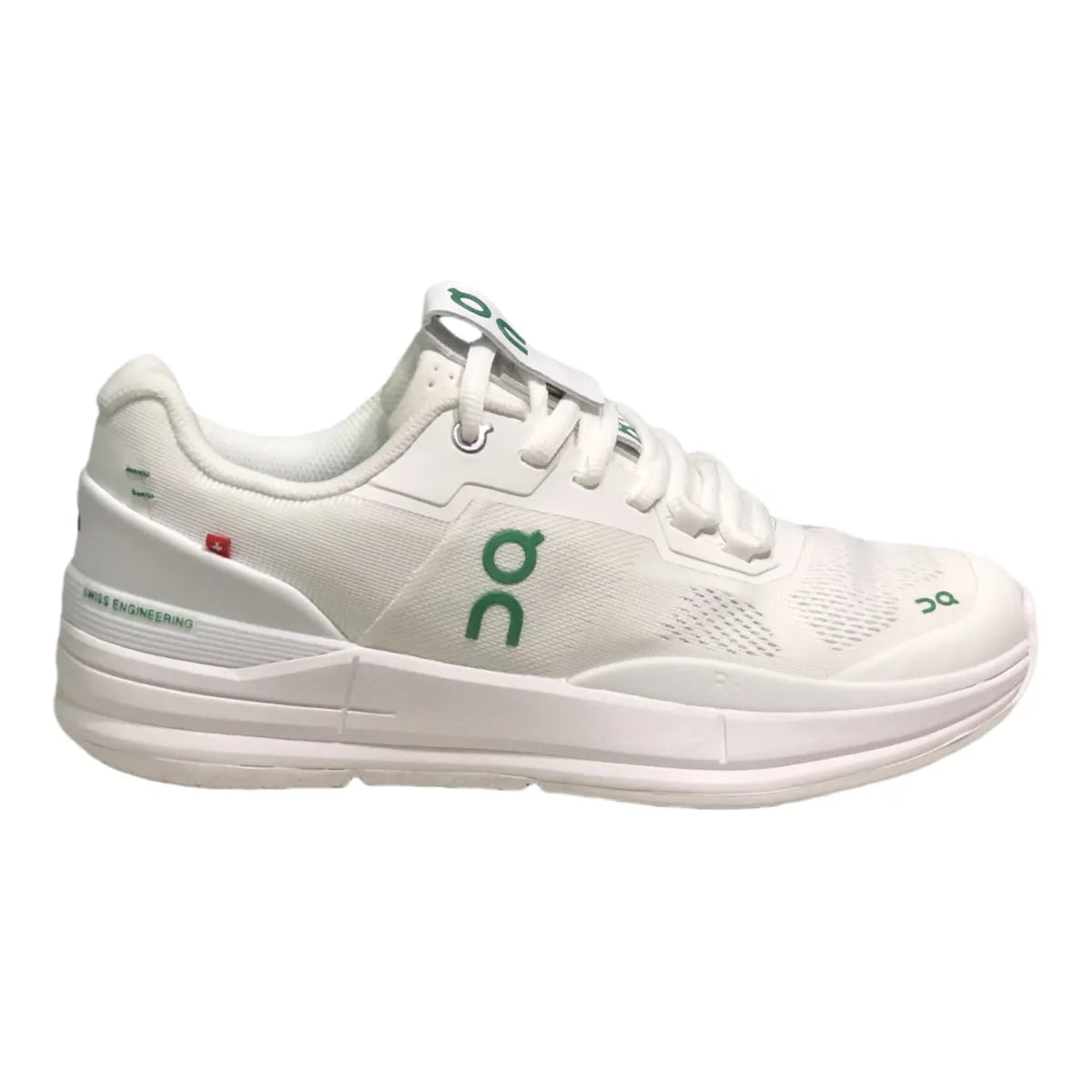 THE ROGER Pro Tennis Sneaker Men's White/Green