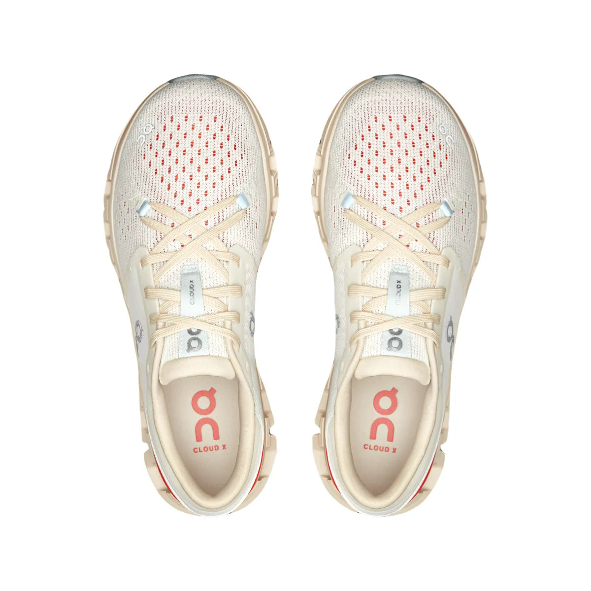 Cloud X 4 Sneaker Women's Ivory|Salmon