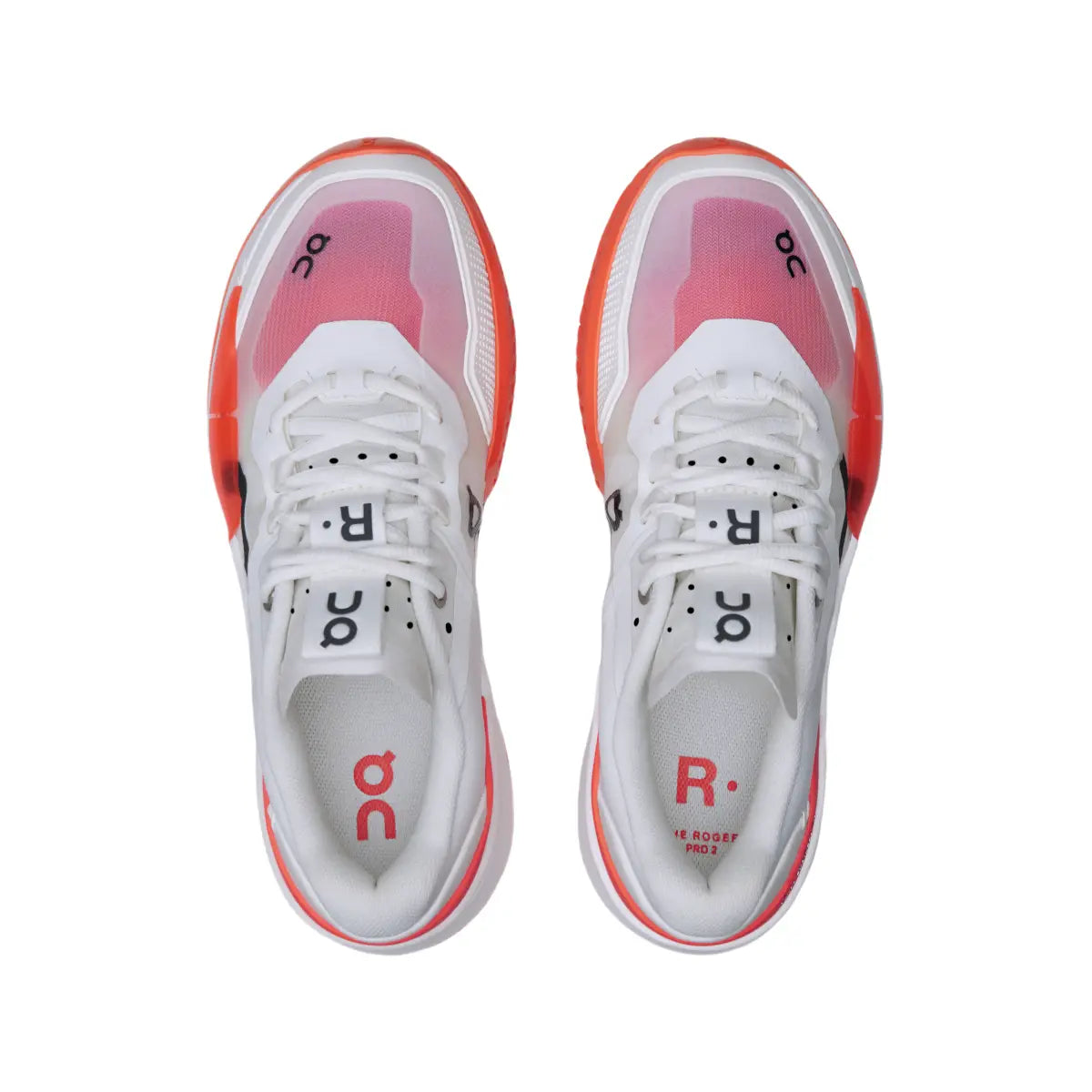 THE ROGER Pro 2 Tennis Sneaker Women's White|Flame