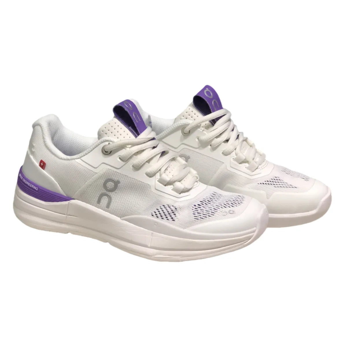 THE ROGER Pro Tennis  Sneaker Women's White|Purple